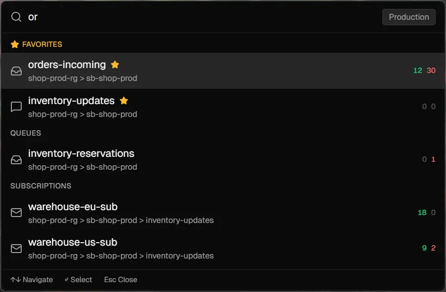 Spotlight search