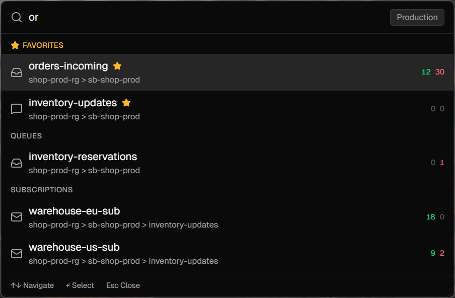 Spotlight search